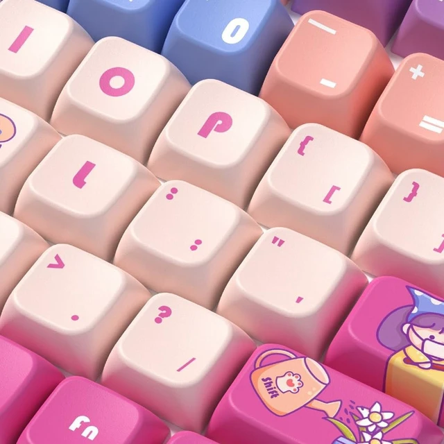 Alt view image 4 of 5 - daixiahu Weekend time Theme keycaps 158 Key PBT keycaps MDA Custom keycap Set is Suitable for 61/87/104/108 Cherry MX Switch and Other Mechanical Keyboards