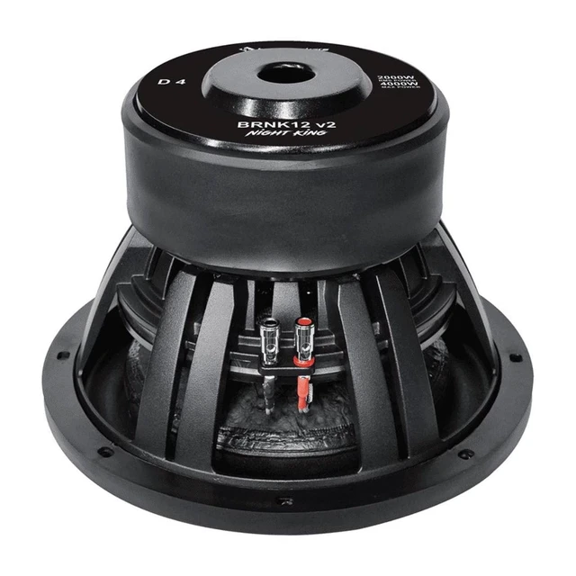 Alt view image 3 of 3 - Bass Rockers 12 Inch Loud Competition Subwoofer 4400W/ 2200W RMS Car Audio Car Stereo - Woofers Dual 4-ohm BRNK12V2