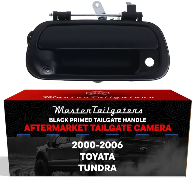 Main image of Master Tailgaters Black Primed Tailgate Handle with Backup Camera Replacement for Toyota Tundra (2000-2006) ^^ IP68 Waterproof ^^ Parking Grid Lines Available ^^ Easy to Install