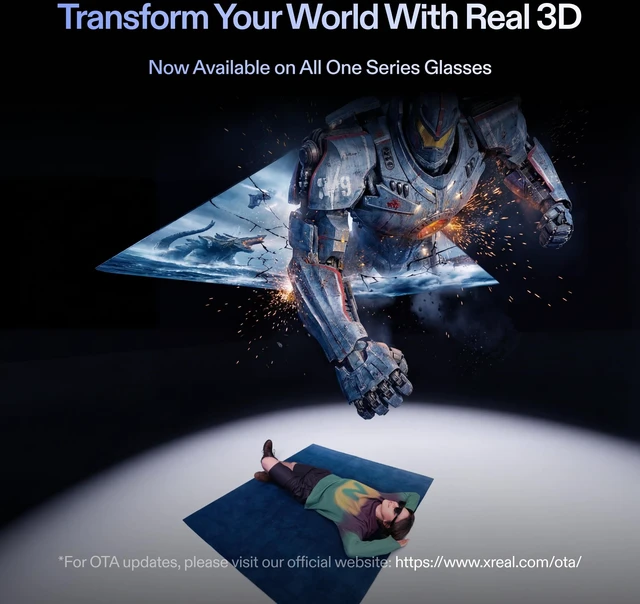 Alt view image 2 of 5 - XREAL 1S AR Glasses, 500" Virtual Screen, Powered by X1 Chip, Native 3DoF