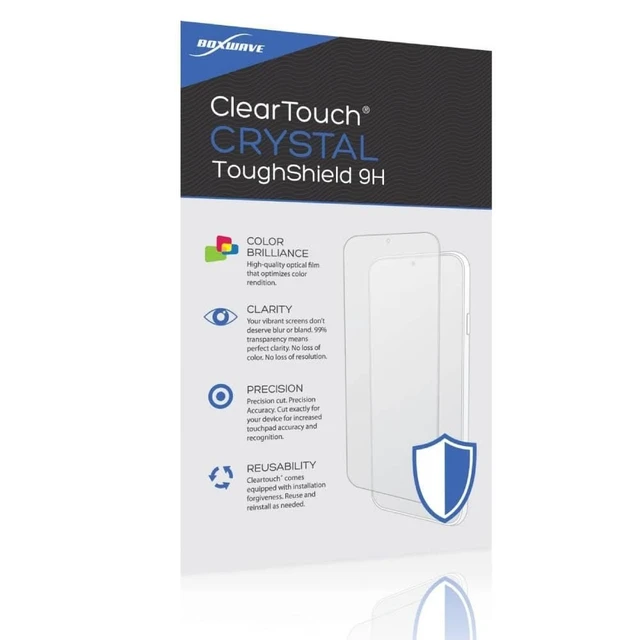 Alt view image 2 of 5 - BoxWave Screen Protector Compatible with Dell Latitude 7220 Rugged Extreme - ClearTouch Crystal ToughShield 9H (2-Pack), Clear 9H Tough Flexible Film Screen Protector