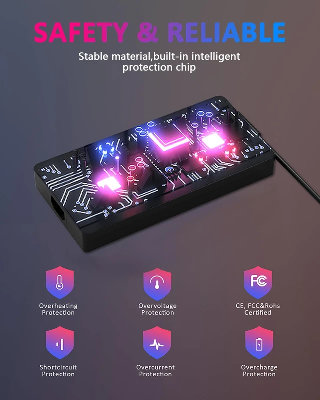 Alt view image 5 of 5 - Nivjuky 300W Gaming Laptop Charger Compatible with Lenovo Legion