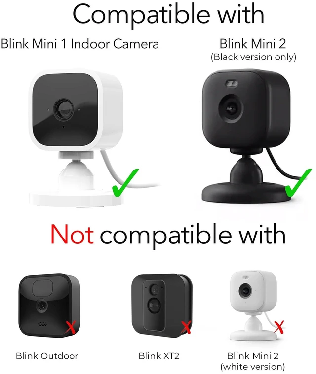 Alt view image 2 of 5 - Wasserstein Alarm Clock Case for Blink Mini - Black Version - Discreet Cover for Low-Key Camera Placement - NOT Compatible with Blink Mini 2 (White Version) - Camera NOT Included