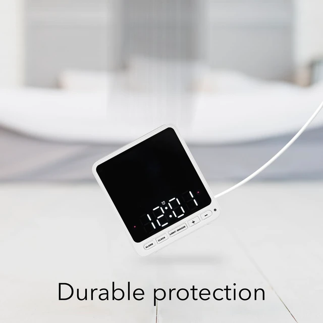 Alt view image 4 of 5 - Wasserstein Alarm Clock Case for Blink Mini - Black Version - Discreet Cover for Low-Key Camera Placement - NOT Compatible with Blink Mini 2 (White Version) - Camera NOT Included