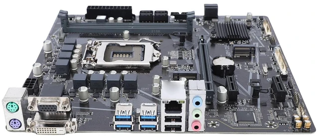 Alt view image 5 of 5 - Dpofirs Micro ATX Motherboard LGA1200 for Core I9 I7 I5 11th 10th Gen, B560 Chipset, PCIe 4.0 X16 Slot, Dual M.2 NVMe SSD Slots, 6 Ports, DDR4 3200MHz, USB 3.2 Gen1