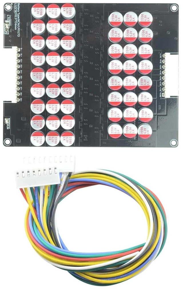 Main image of LVNOON 5.5A 3S to 21S 4S 5S 6S 7S 8S 9S 10S 12S 14S 16S 17S 20S 21S Smart Active Balancer Active Equalizer Balancer for li-ion NCM Lifepo4 LFP LTO Battery Energy Capacitor (13S-17S)