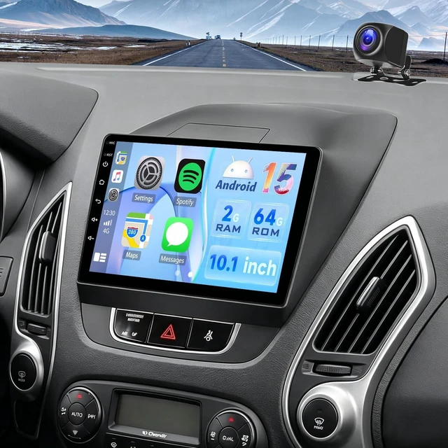 Main image of 4Core+64G Android 15 Car Radio for Hyundai Tucson IX35 2010-2015