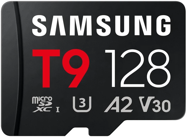 Main image of Samsung microSDXC T9 128GB, Transfer Speeds Up to 200MB/s