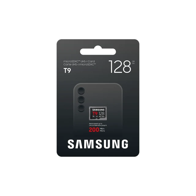 Alt view image 3 of 5 - Samsung microSDXC T9 128GB, Transfer Speeds Up to 200MB/s