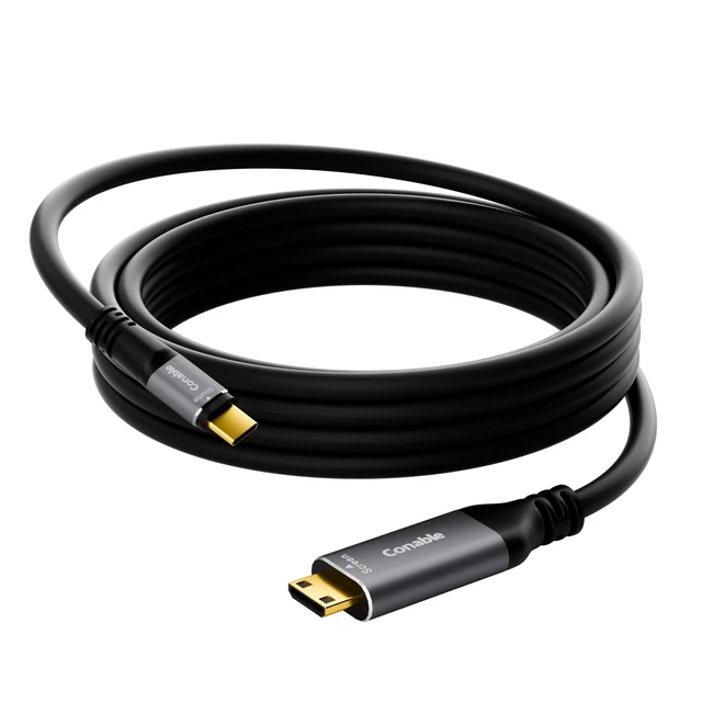 Main image of USB C to Mini HDMI Cable 20 FT, NOT HDMI, 4K@60Hz Uni-Directional, Aluminum