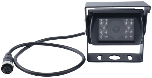 Main image of Chamixx Night Vision Camera Compatible with Trailer Pickup Van RV Camper Color Rear/Front View Heated Waterproof with Audio 4-Pin Connection Black Replace for Buyers 8881211