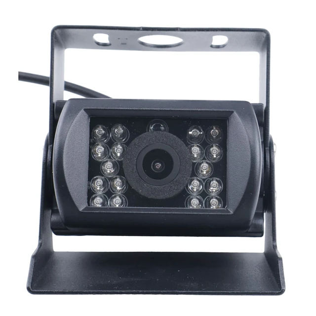 Alt view image 3 of 5 - Chamixx Night Vision Camera Compatible with Trailer Pickup Van RV Camper Color Rear/Front View Heated Waterproof with Audio 4-Pin Connection Black Replace for Buyers 8881211