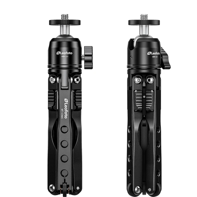 Alt view image 3 of 4 - LEOFOTO Aluminum Mini Tripod Portable Ball Head MT-03mini+MBH-20 Black