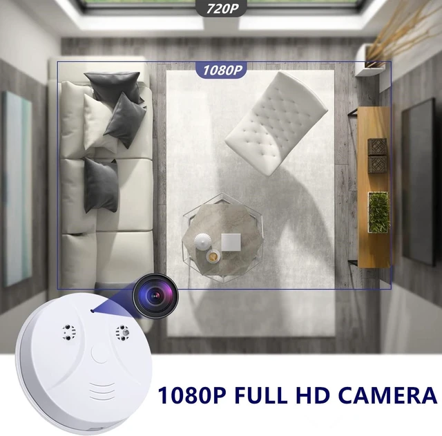 Alt view image 3 of 5 - Security Hidden Camera Smoke Detector Indoor Cam Wireless WiFi Spy Camera
