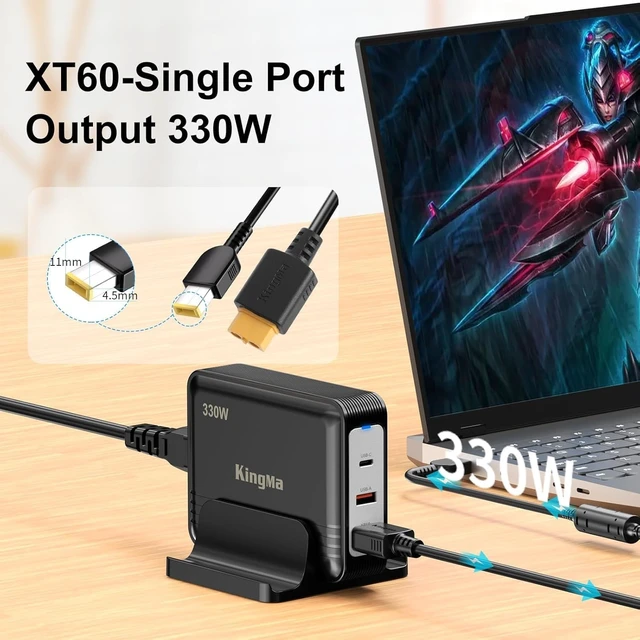 Alt view image 4 of 5 - KingMa 330W 300W Laptop Charger for Lenovo Legion Pro 9 7 7i 5i 5 16IRX9H