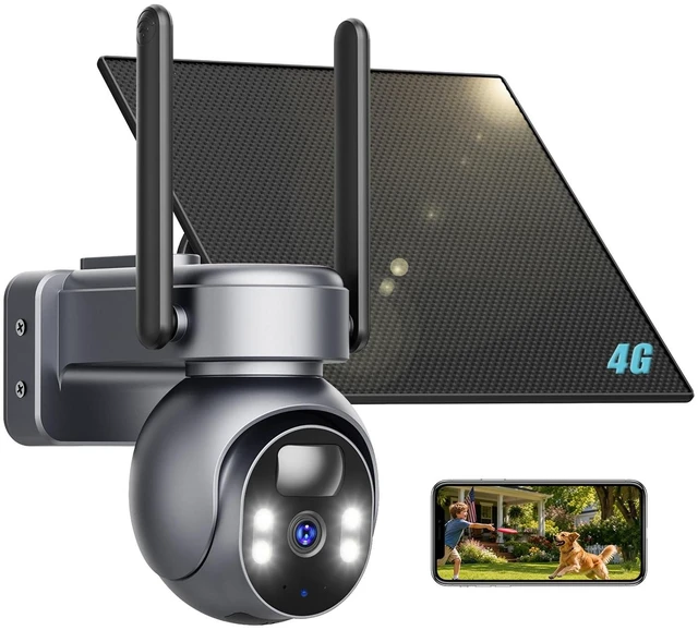 Main image of LIWAN 4G LTE Cellular Security Camera Outdoor, No WiFi Security Camera, 2K