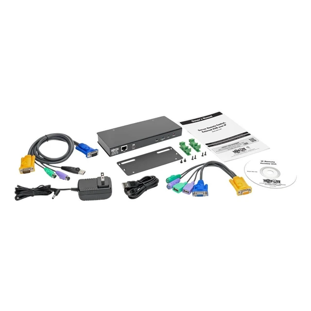 Alt view image 4 of 4 - Tripp Lite IP Remote Access Unit for KVM Switches & Servers, IP Access for Switches & Servers with No Built-in IP Functionality, 1080p @ 60 Hz, 3-Year Warranty (B051-000)