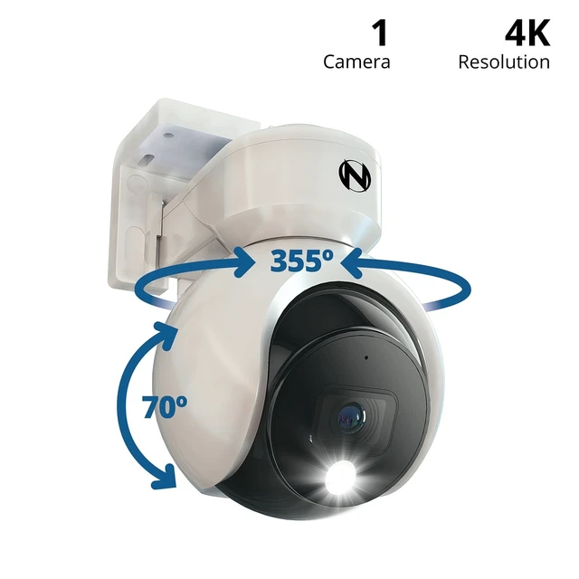 Alt view image 2 of 5 - Night Owl 4K Wired Security Camera w/ 2-Way Audio