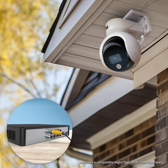 Alt view image 4 of 5 - Night Owl 4K Wired Security Camera w/ 2-Way Audio