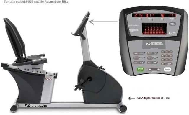 Alt view image 2 of 5 - AC Adapter Compatible with True Fitness True PS50 and 50 Recumbent Bike