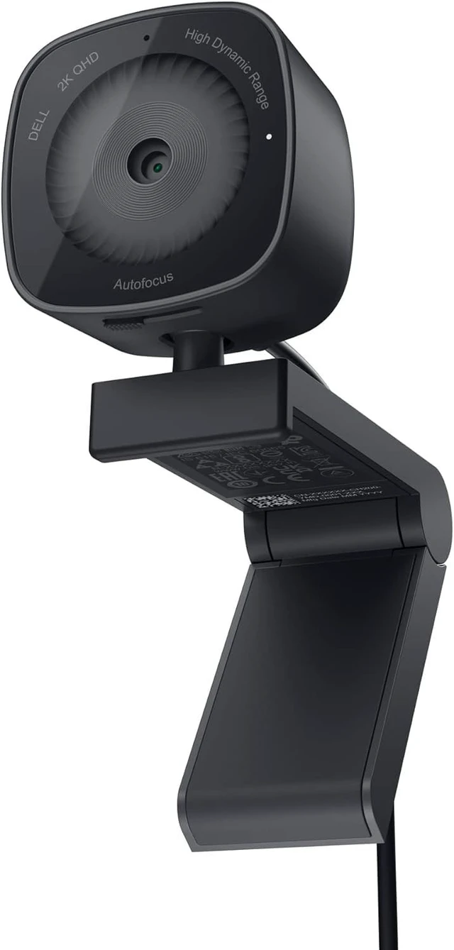 Alt view image 4 of 5 - Dell Webcam WB3023-2K QHD/FHD/HD Resolution, Sony Sensor, f2.0 Aperture, Face Detection, Noise Reduction Mic, 2X HD Zoom, USB-A, Microsoft Teams/Zoom Certified - Black, wb3023t