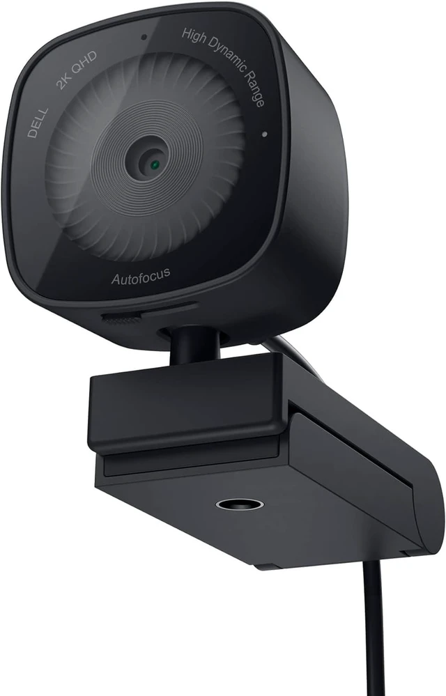 Alt view image 3 of 5 - Dell Webcam WB3023-2K QHD/FHD/HD Resolution, Sony Sensor, f2.0 Aperture, Face Detection, Noise Reduction Mic, 2X HD Zoom, USB-A, Microsoft Teams/Zoom Certified - Black, wb3023t