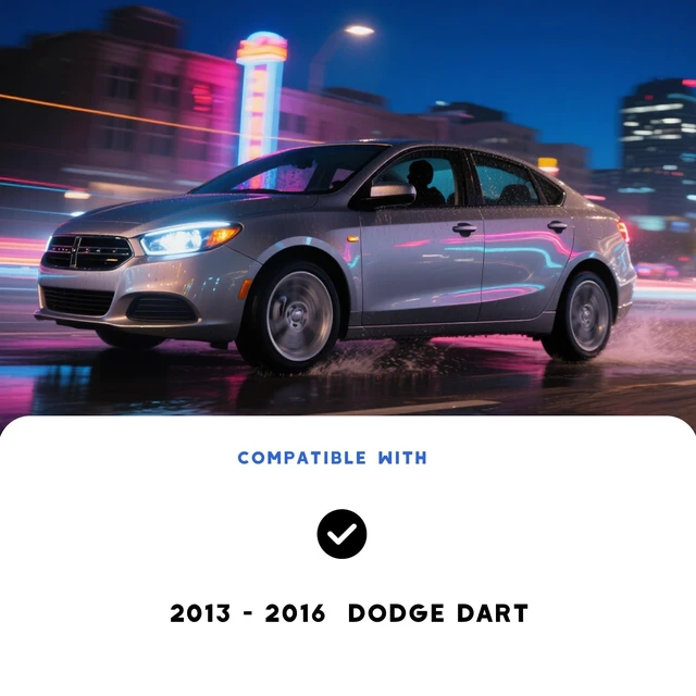 Alt view image 3 of 5 - Anpher Rear View Backup Camera Parking Assist Camera Compatible with Dodge Dart 2013 2014 2015 2016, OE Part Number:56038990AA,56038990AB,56038990AC,1WY78GW7AA