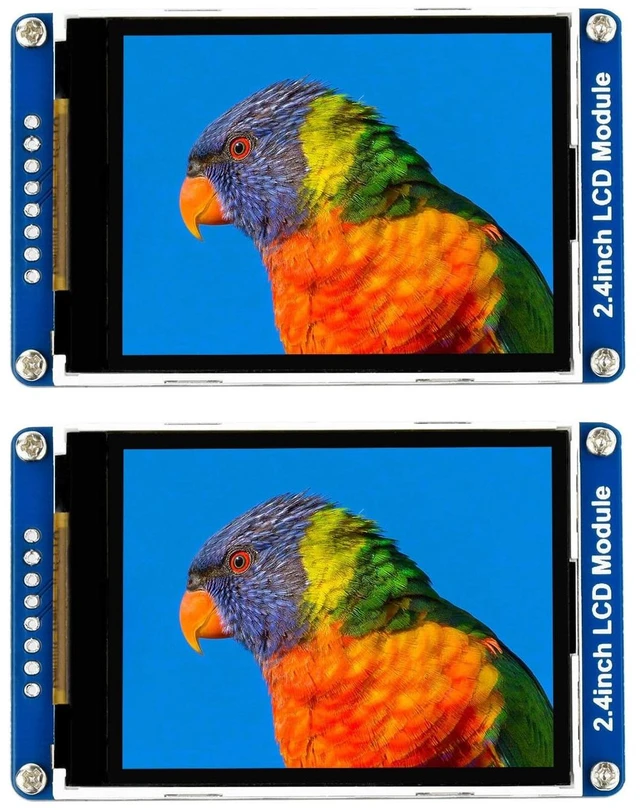 Main image of waveshare 2PCS 2.4inch LCD Display Module with 65K RGB Colors 240320 Resolution SPI Interface