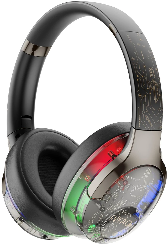 Main image of BUGANI Bluetooth Headphones Over Ear with RGB Light