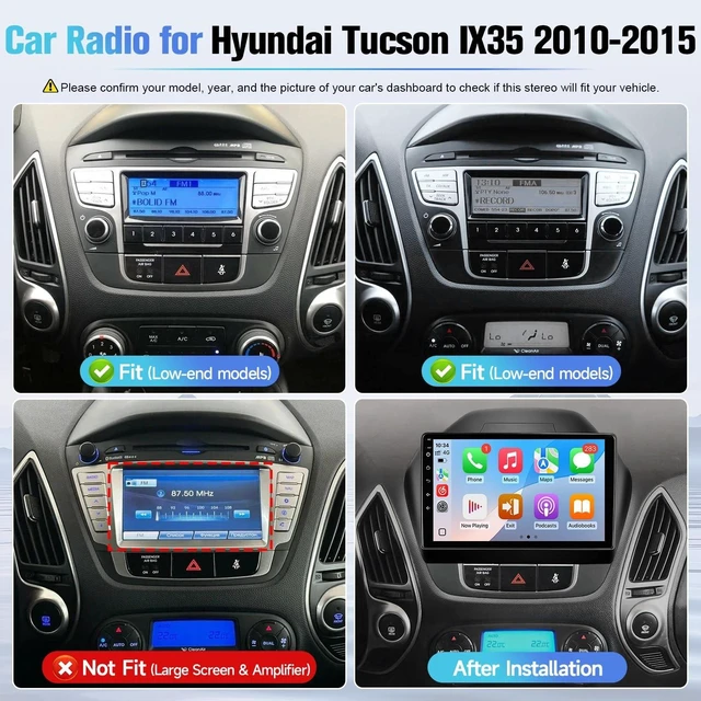 Alt view image 2 of 5 - Naifay 8Core 64G Android Car Radio for Hyundai Tucson IX35 2010-2015
