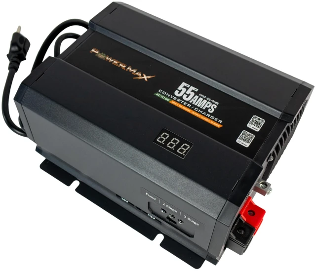 Main image of PowerMax PM3-55-SME 55A RV Converter Charger Adjustable Lithium