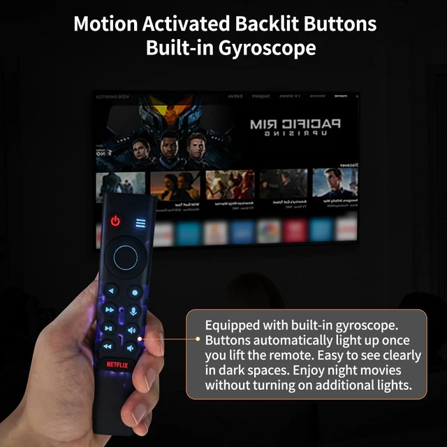 Alt view image 4 of 5 - P3700 New Voice Replacement Remote Control Compatible with NVIDIA Shield TV & Shield TV Pro Streaming Media Player, All 2015/2017/2019 Models