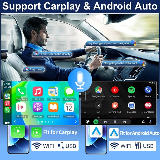 Alt view image 2 of 5 - Car Stereo Upgrade for Jeep Cherokee XJ 1997-2001 CarPlay Android Auto