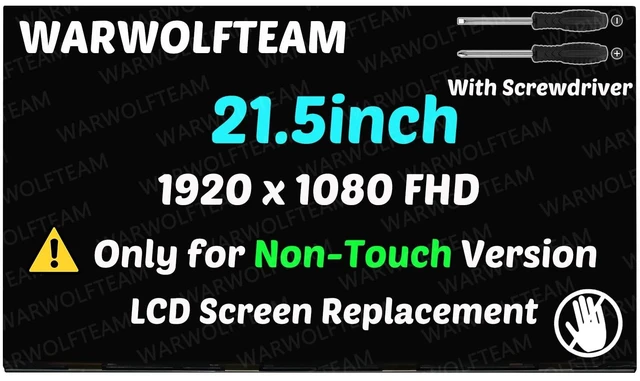 Main image of WARWOLFTEAM for HP 22-D 22-DF0003W 22-DF0006LA FHD LCD Screen Non-Touch