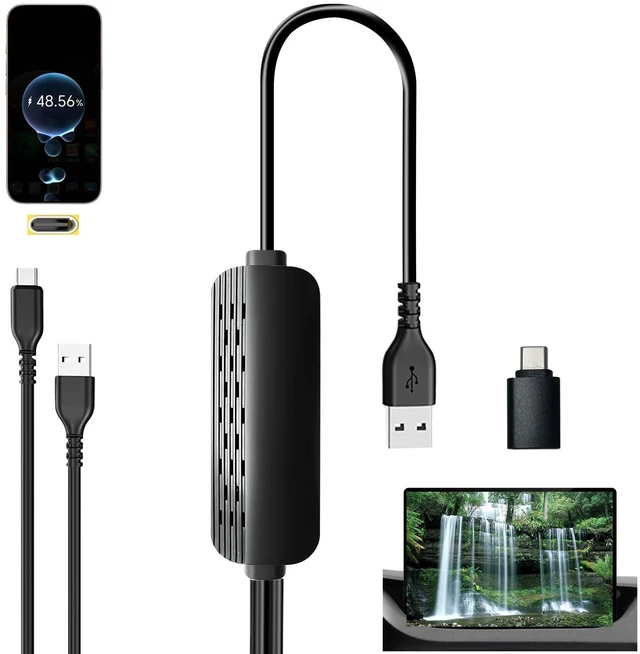 Main image of Koogold Wireless CarPlay Adapter with Screen Mirroring Plug and Play