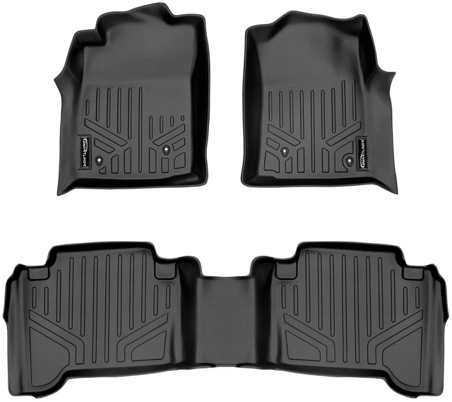 Main image of SMARTLINER Custom Fit Floor Mats 2 Row Liner Set for 2005-2011 Toyota Tacoma