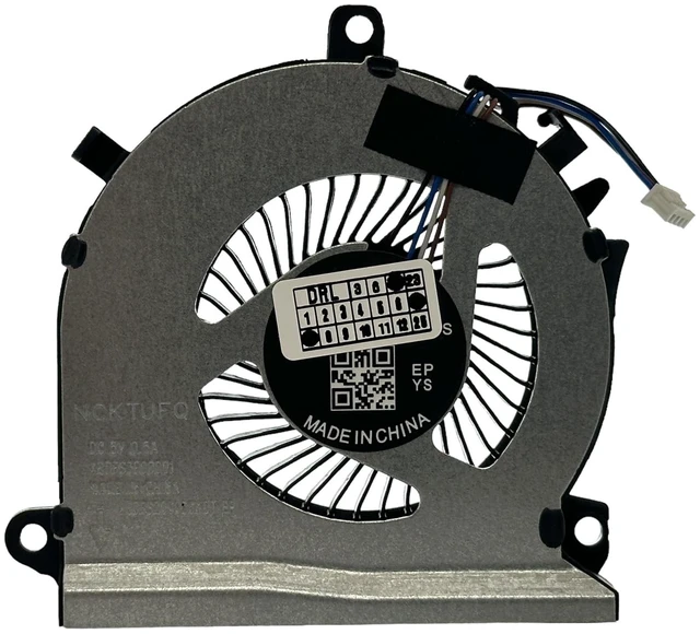 Main image of CPU Fan for HP Pavilion Gaming 15-EC, 15Z-EC, 16-A, 16-A000, 16T-A, 16T-A000 PN: L77560-001, L77558-001, L72702-001