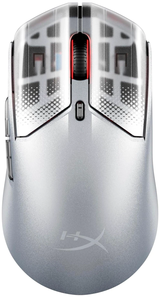 Main image of HyperX Pulsefire Haste 2 S Wireless Gaming Mouse for PC 64g, Magnesium Alloy Shell, Rechargeable li-ion Battery, 26K Sensor, Dual Wireless, Glass Skates, Silver
