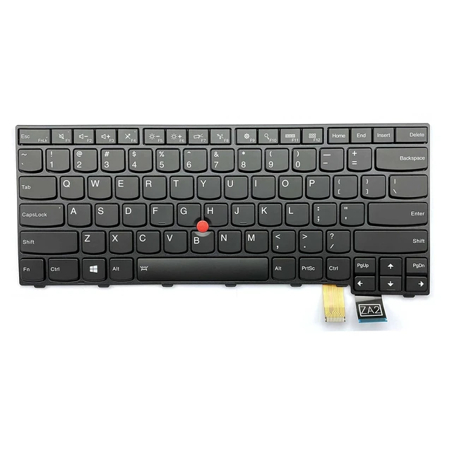 Alt view image 2 of 5 - US Laptop Keyboard with Backlit Replacement for Lenovo ThinkPad T460s T470s