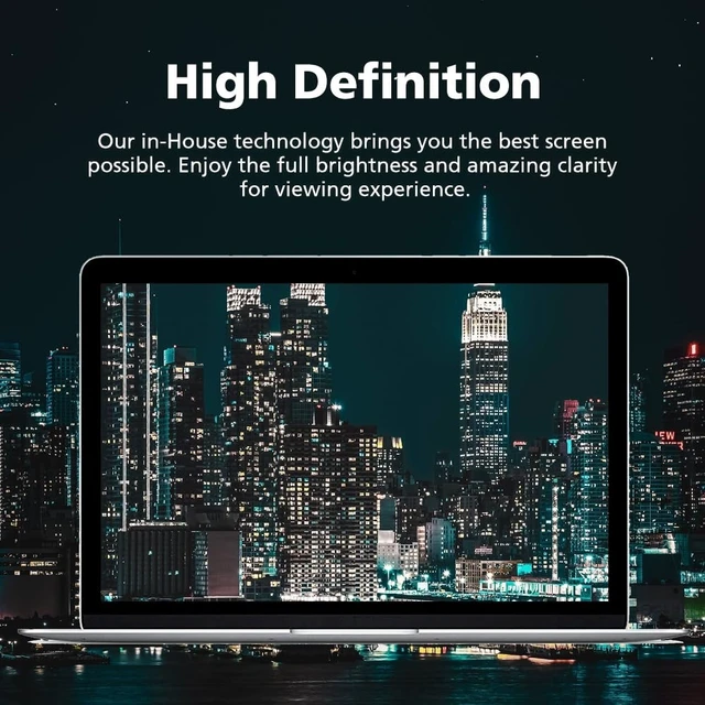 Alt view image 4 of 5 - Diacube 2-Pack Anti-Blue Light Matte Screen Protector for Samsung Galaxy Book 5 Pro 16" - Eye Protection, Anti-Glare, Reduces Eye Fatigue & Highly Responsive Touch
