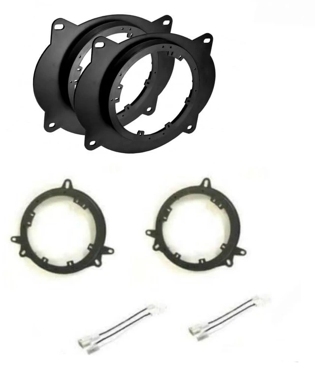 Main image of 2 Pair 6" or 6.5" Inch Door Car Speakers Adapter Mount Plates and Wire Harness Made for 2000-2018 Toyota Tundra
