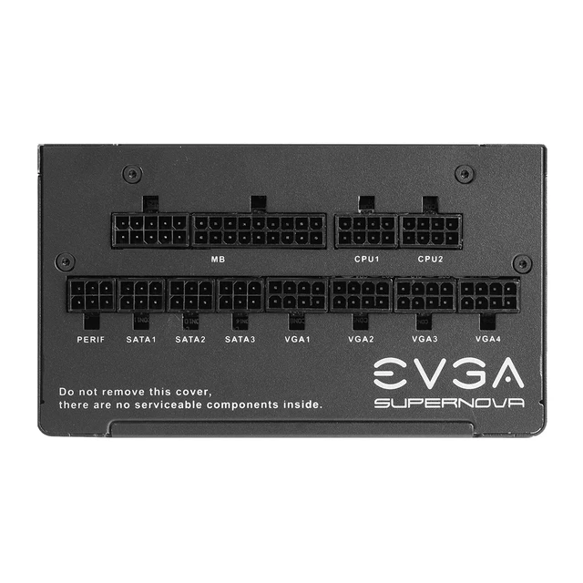 Alt view image 5 of 5 - EVGA 750 G6, 80 Plus Gold 750W, Fully Modular, Eco Mode with FDB Fan, 100% Japanese Capacitors, 10 Year Warranty, Includes Power ON Self Tester, Compact 140mm Size, Power Supply 220-G6-0750-X1