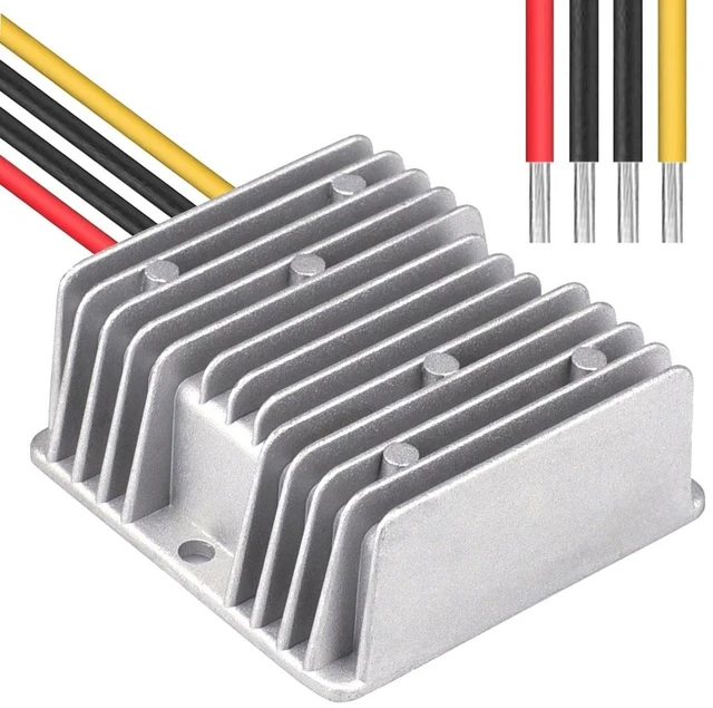 Alt view image 2 of 5 - Cllena DC 12V 24V Step Down to 5V 30A 150W Converter Voltage Regulator, Waterproof DC/DC Buck Transformer Power Supply