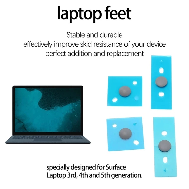 Alt view image 3 of 5 - GOWENIC Laptop Feet for 3 4 5, Anti Slip Round Dot, 4 Pieces