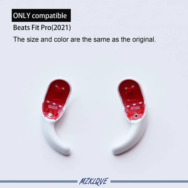 Alt view image 3 of 4 - 1 Pair Fit Pro Ear Hooks, Replacement for Beats Fit Pro True Wireless Headphones (Left & Right) (White)