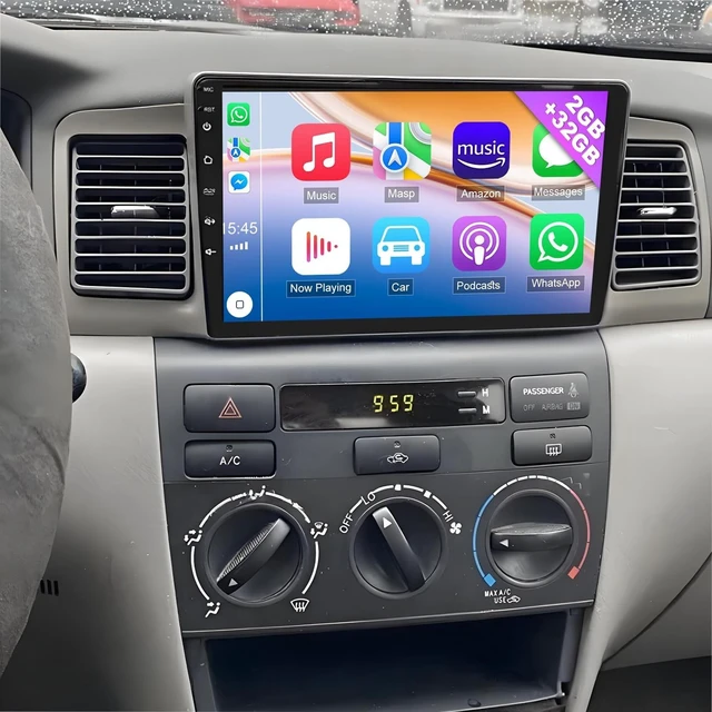 Main image of EWLSAC Android 13 Double Din Car Stereo Radio Player for Toyot-a Corolla 2006-2013 9 Inch Touch Screen Car Audio Receiver with GPS Navigation Bluetooth Head Unit Supports Backup Camera, 2G+32G