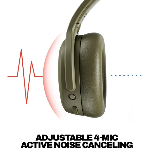 Alt view image 4 of 5 - Skullcandy Crusher ANC 2 Noise Cancelling Wireless Headphones - Drab