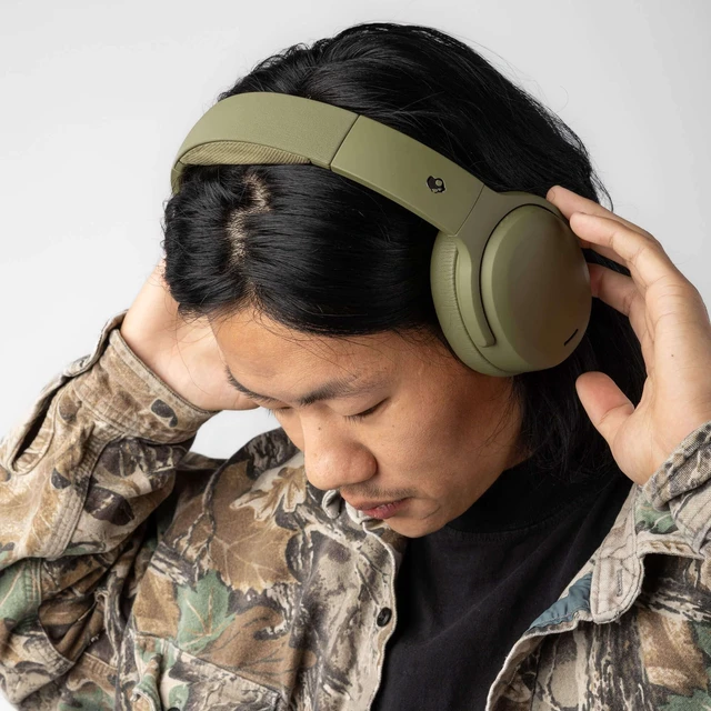 Alt view image 5 of 5 - Skullcandy Crusher ANC 2 Noise Cancelling Wireless Headphones - Drab