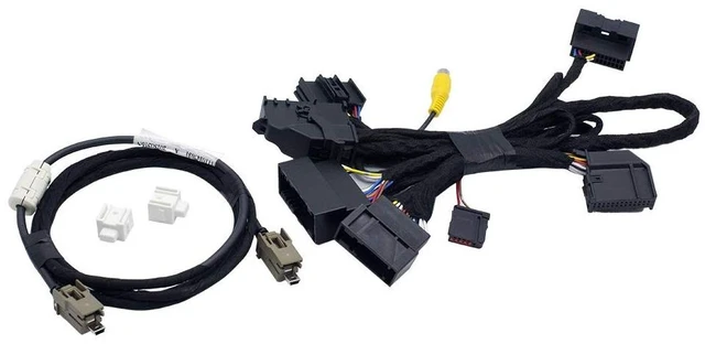 Main image of 4" to 8" PNP Conversion Harness for F-o-r-d SYNC 1 to SYNC 2 & SYNC 3 Upgrade Fits for F-o-r-d Edge Fusion F-150 Mustang Super Duty Power Harness Adapter & USB Interface Module Adapter & APIM Cable