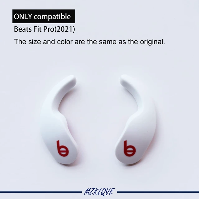 Alt view image 4 of 4 - 1 Pair Fit Pro Ear Hooks, Replacement for Beats Fit Pro True Wireless Headphones (Left & Right) (White)